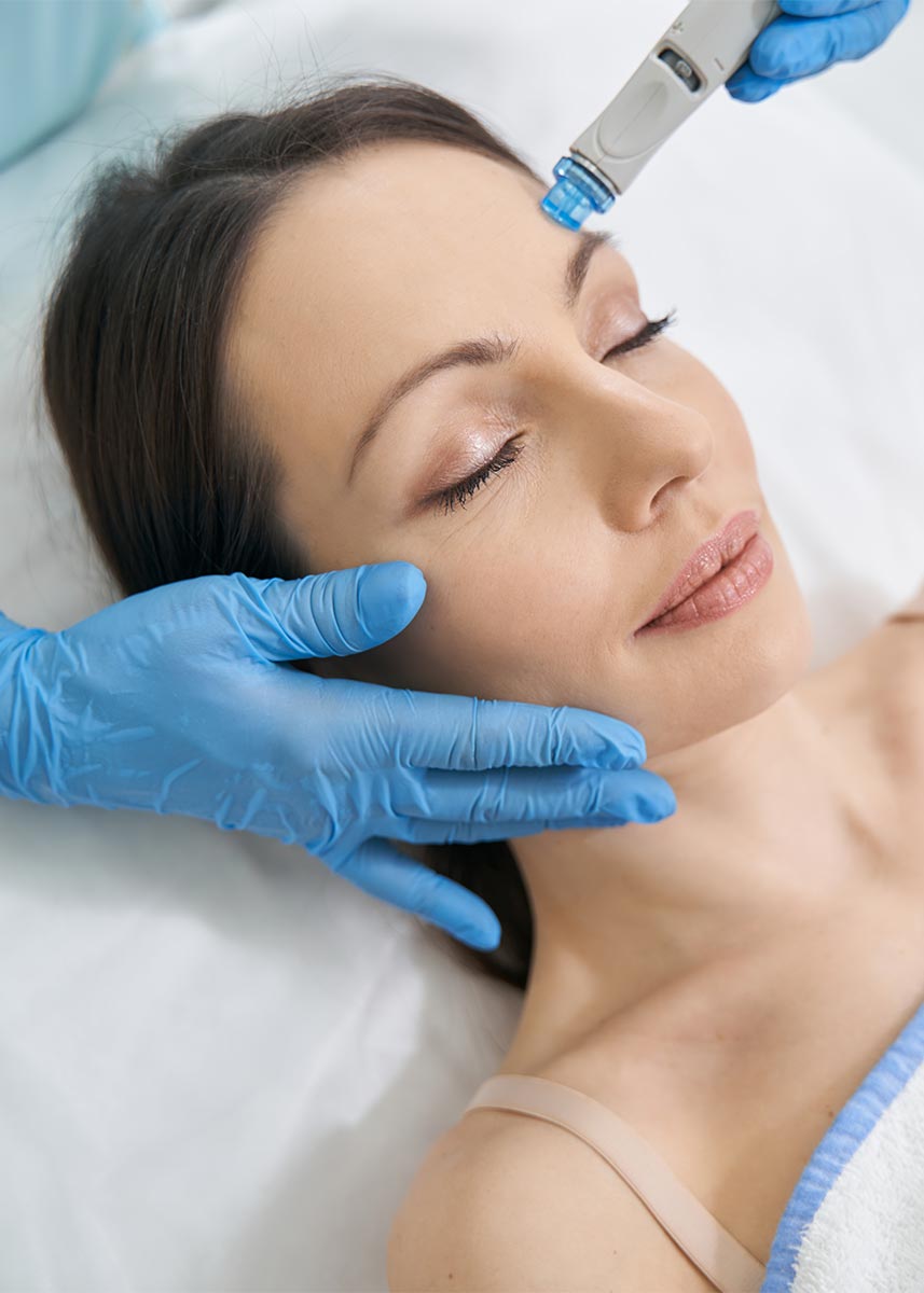 woman receiving skincare treatment in cosmetology 2023 02 01 23 41 31 utc